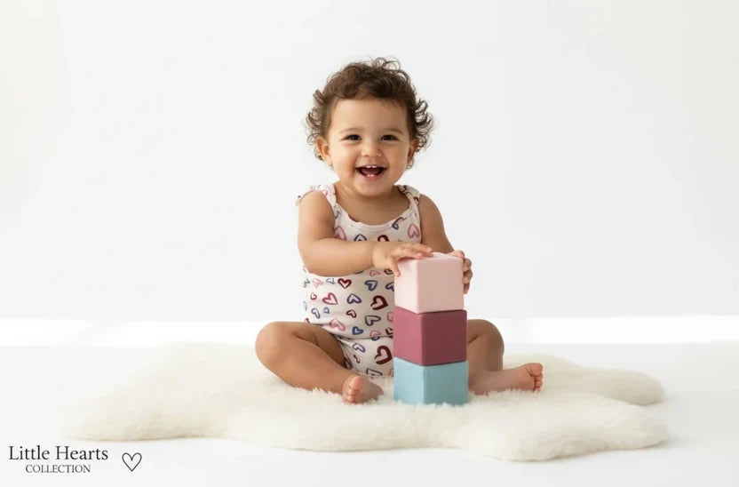 Sweethearts White Bodysuit for Girls: A Sweet Everyday Essential for Your Little Love