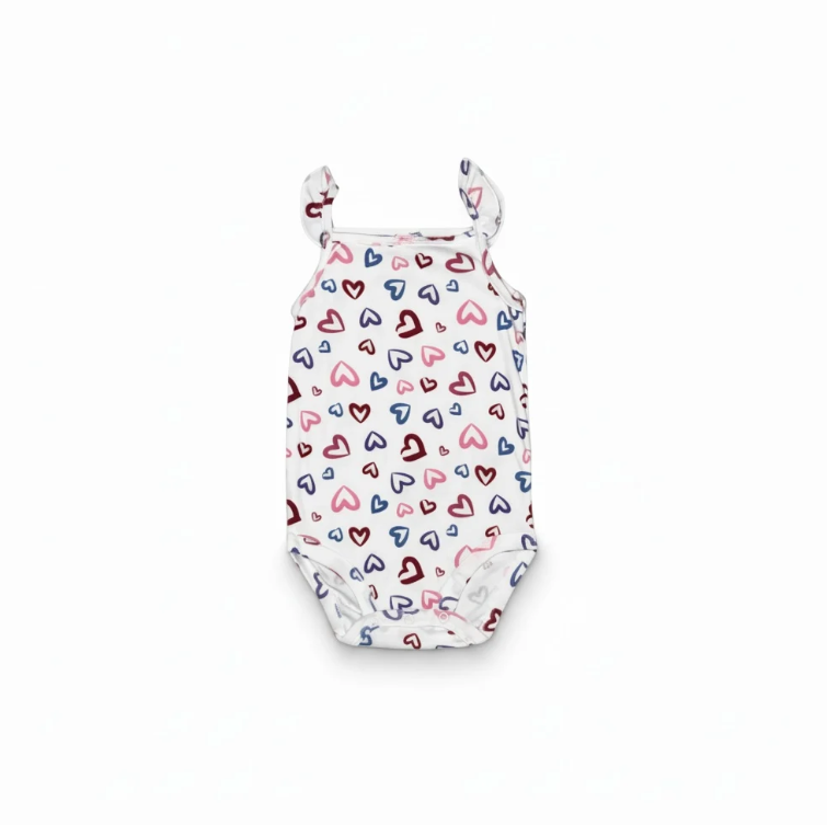Sweethearts White Bodysuit for Girls image 1