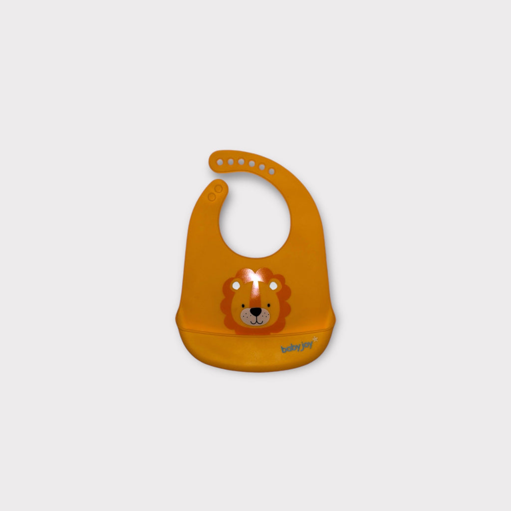 Animal Theme Silicone Bib with Catch Pocket – Mess-Free Mealtime for Babies image 2