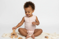 Short Sleeve Bamboo Bodysuit Pink image 0