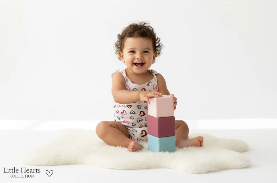 Sweethearts White Bodysuit for Girls
