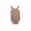 Pink Flowers Bodysuit for Girls image 1