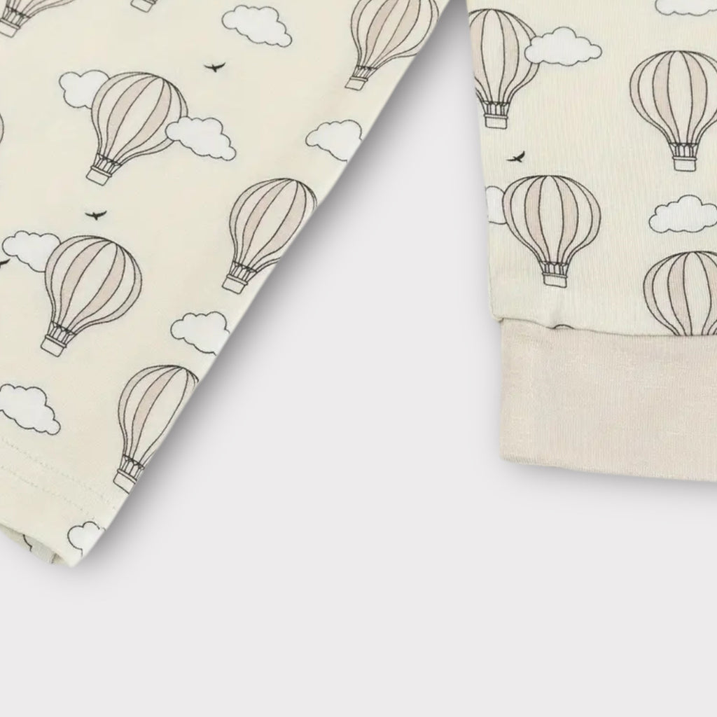 Dreamy Hot Air Balloon Pajama Set – Soft Bamboo Sleepwear for Babies image 6