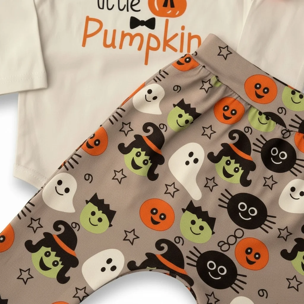 Pretty Little Pumpkin 2 Piece Set for Girls