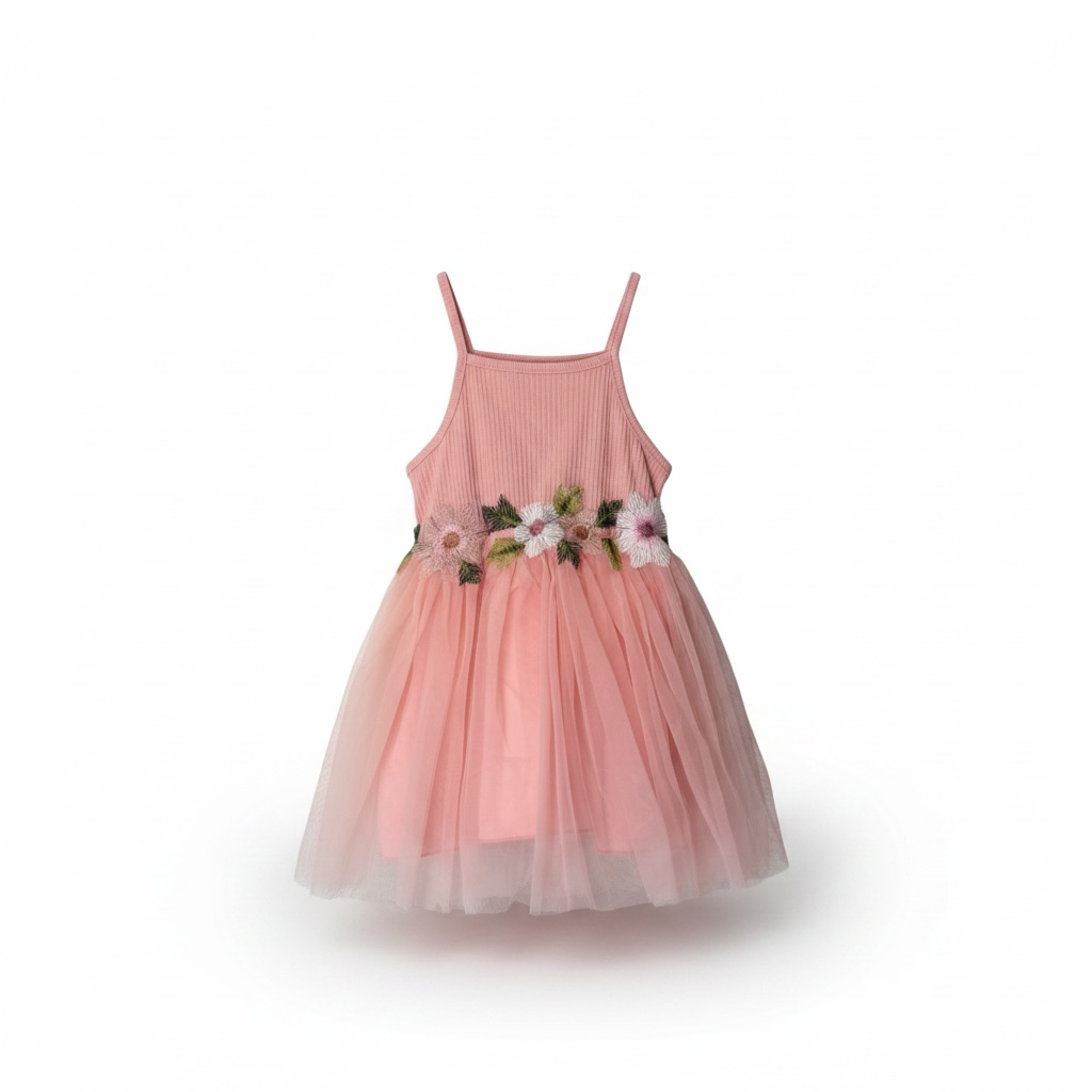 Toddler Light Pink Flower Dress