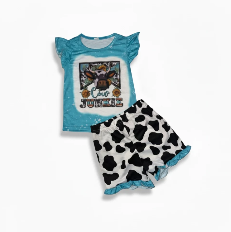 Cow Junkie Two Piece Short Set image 1