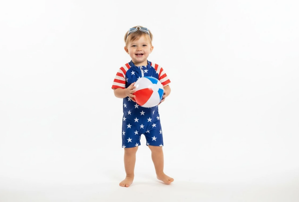 4th of July Swimsuit for Boys image 0