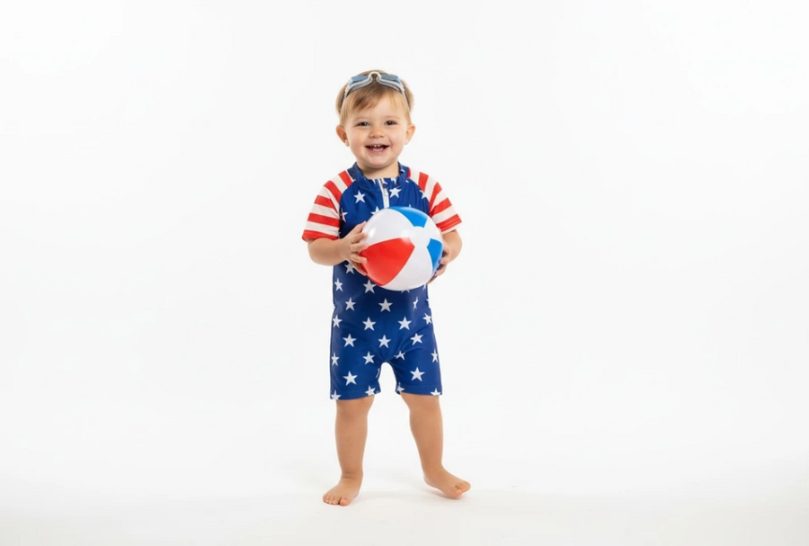 4th of July Swimsuit for Boys