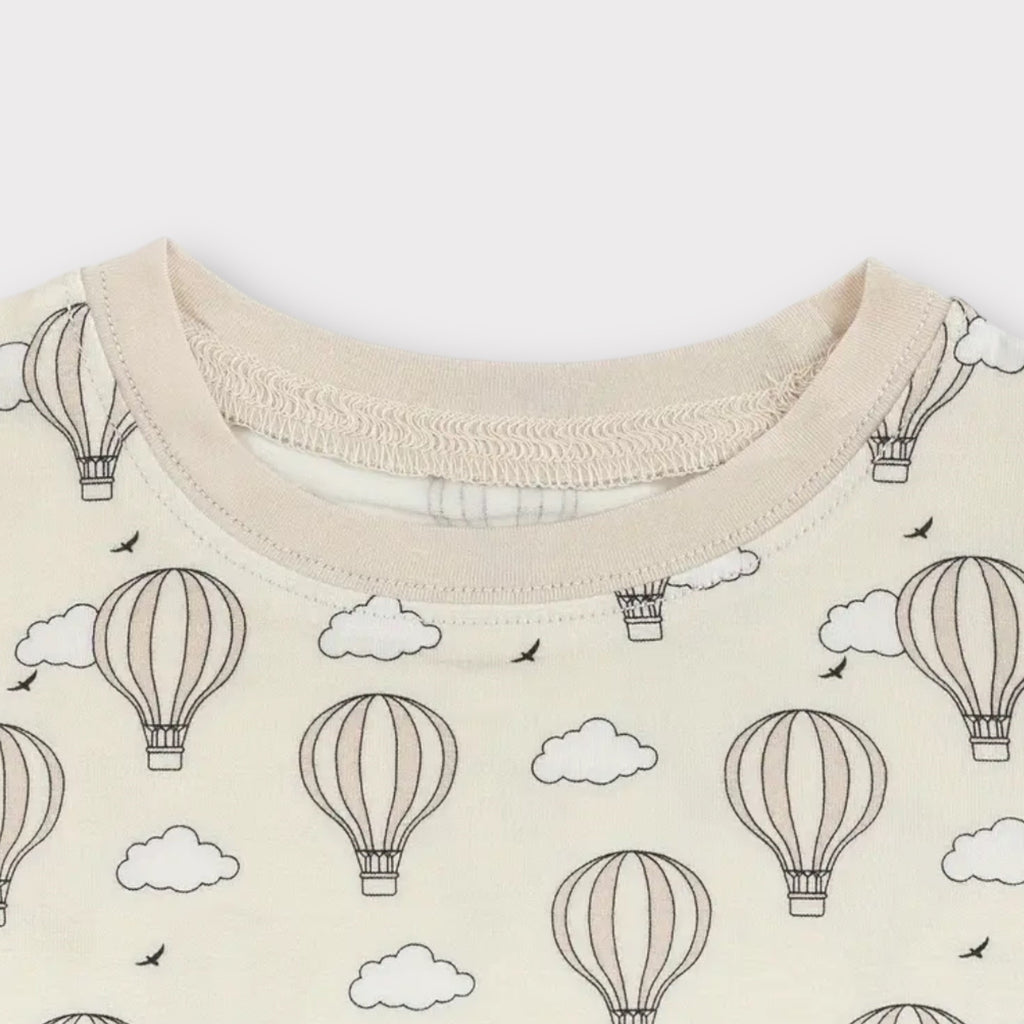 Dreamy Hot Air Balloon Pajama Set – Soft Bamboo Sleepwear for Babies image 5