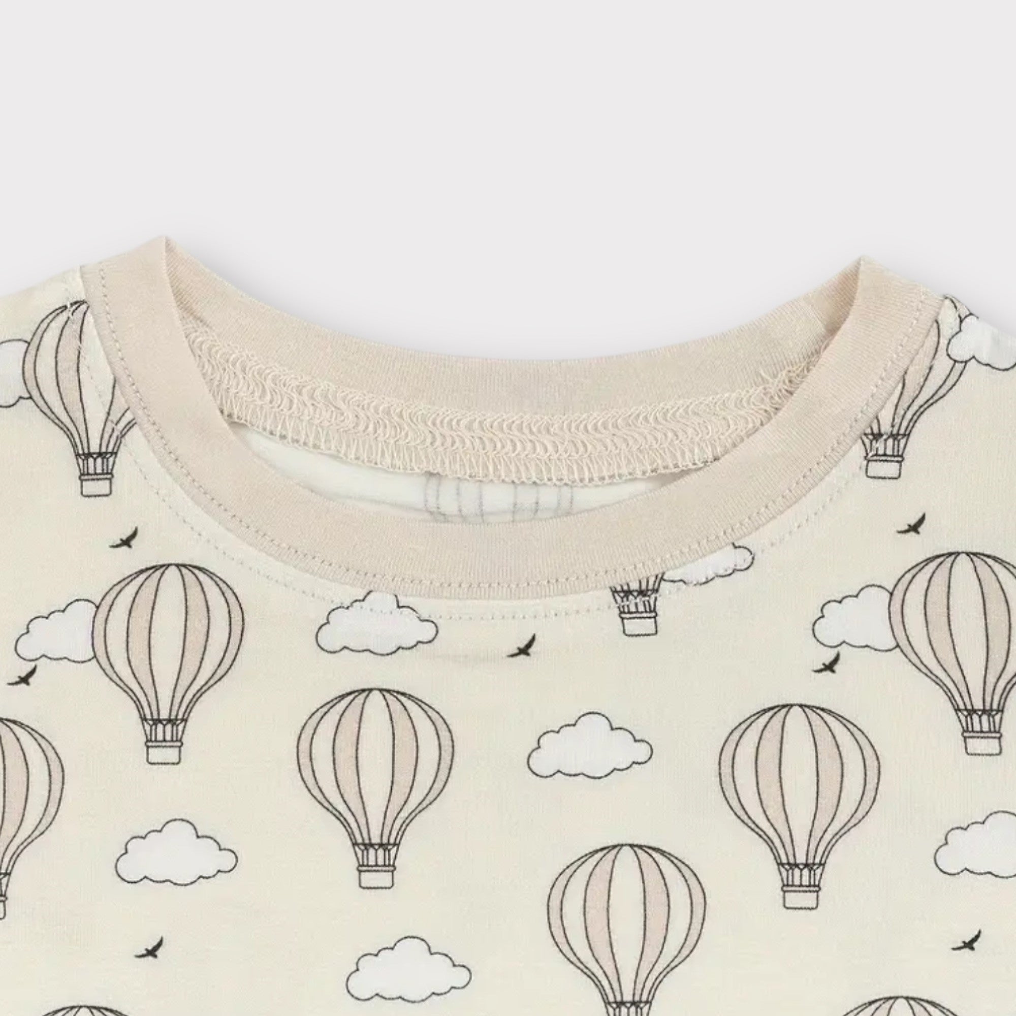 Dreamy Hot Air Balloon Pajama Set – Soft Bamboo Sleepwear for Babies image 5