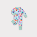 Bamboo Viscose Spooky Colorful Ghost Zipper Pajamas