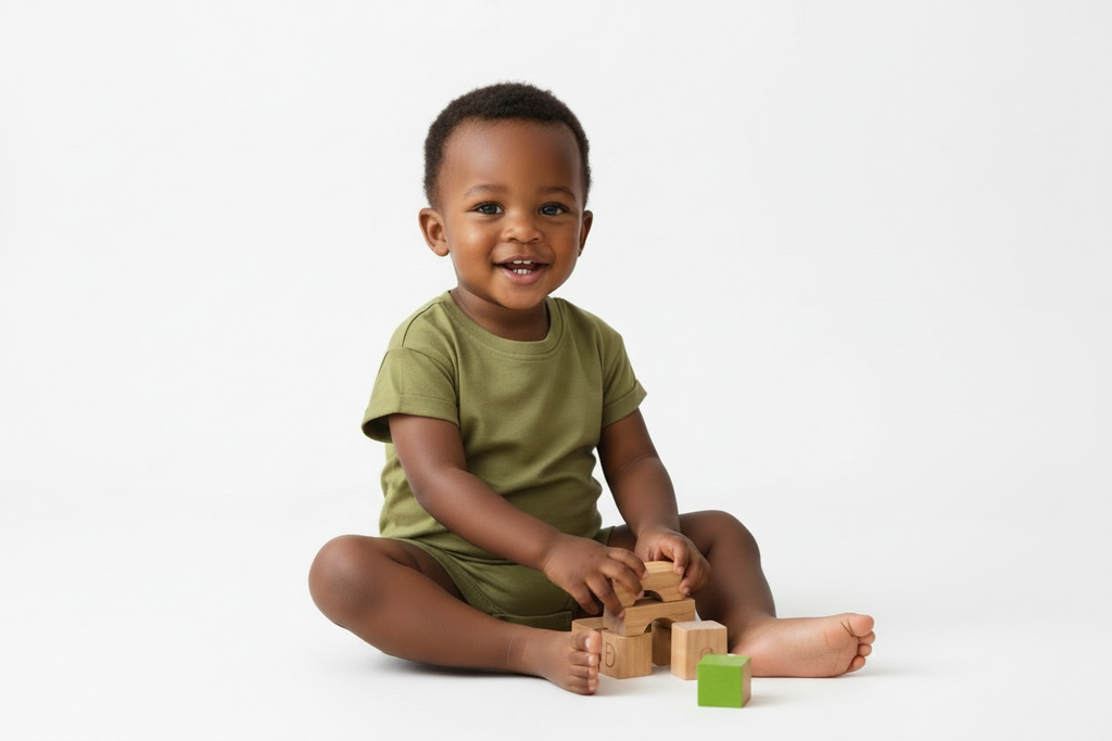Solid Lemongrass Green Bubble Bamboo Viscose Bodysuit
