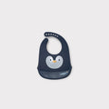 Animal Theme Silicone Bib with Catch Pocket – Mess-Free Mealtime for Babies image 0