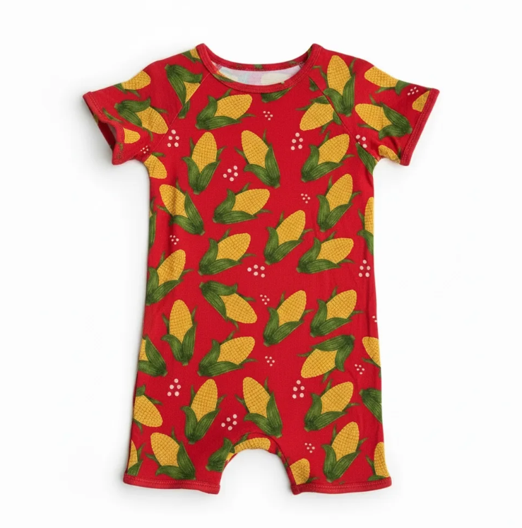 Red Corn Bamboo Viscose Bodysuit image 3