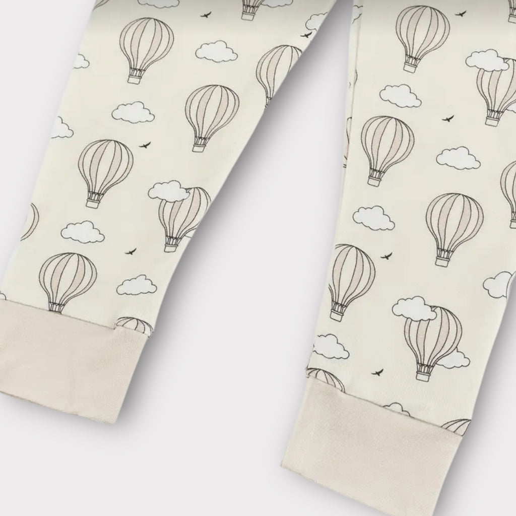 Dreamy Hot Air Balloon Pajama Set – Soft Bamboo Sleepwear for Babies image 2