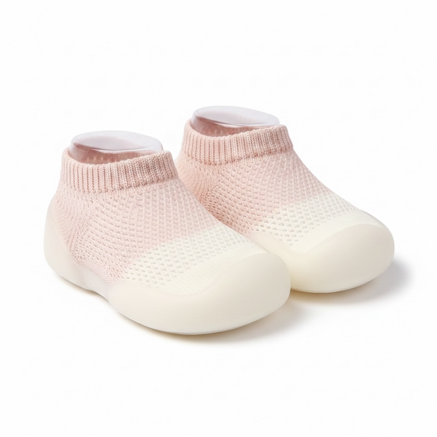 Toddler Cotton Shoes Anti-Slip Sock Shoes-pink