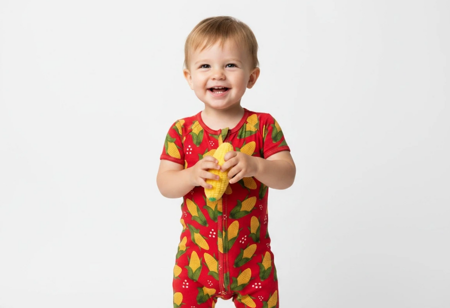 Red Corn Bamboo Viscose Bodysuit