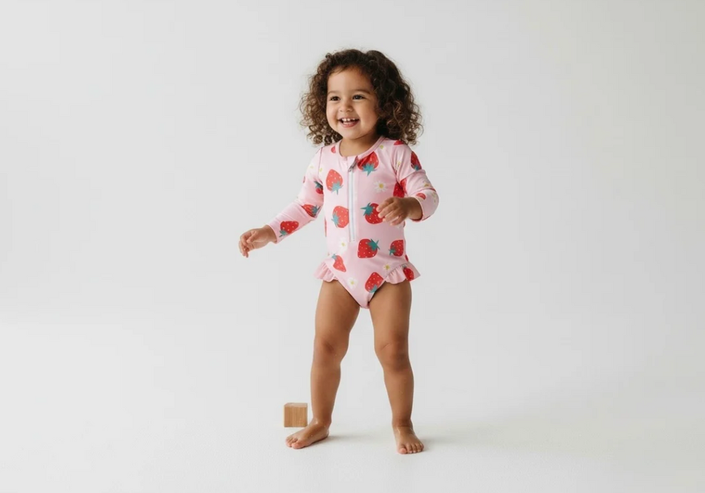 Berry Splash Swimsuit for Girls image 0