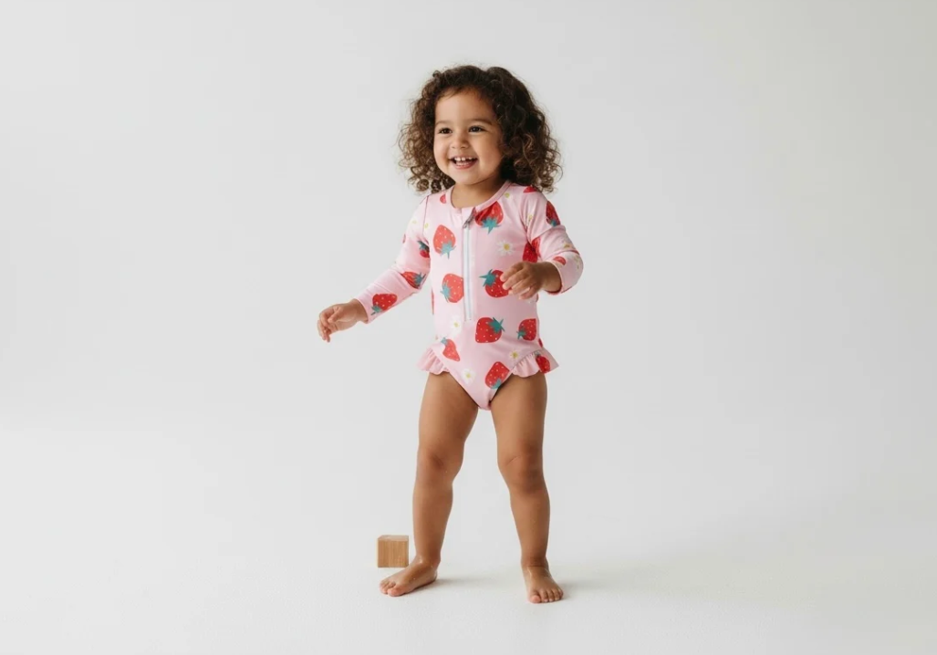 Berry Splash Swimsuit for Girls image 0