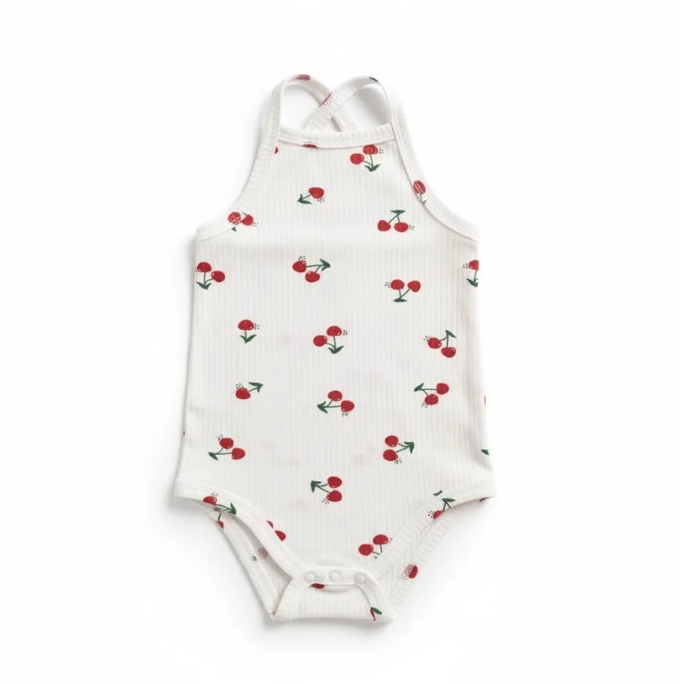 Very Cherry Criss Cross Bodysuits 3 Pack - 18-24m image