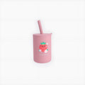 Silicone Training Fruit Cups (Pink) – Baby’s First Self-Feeding Cup image 0