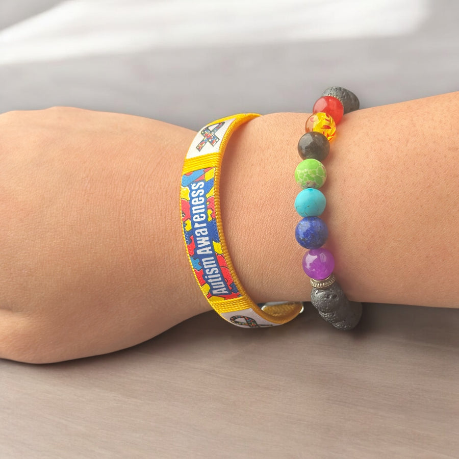 Autism Awareness Bracelet for Adult – Bold & Supportive Design