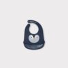 Animal Theme Silicone Bib with Catch Pocket
