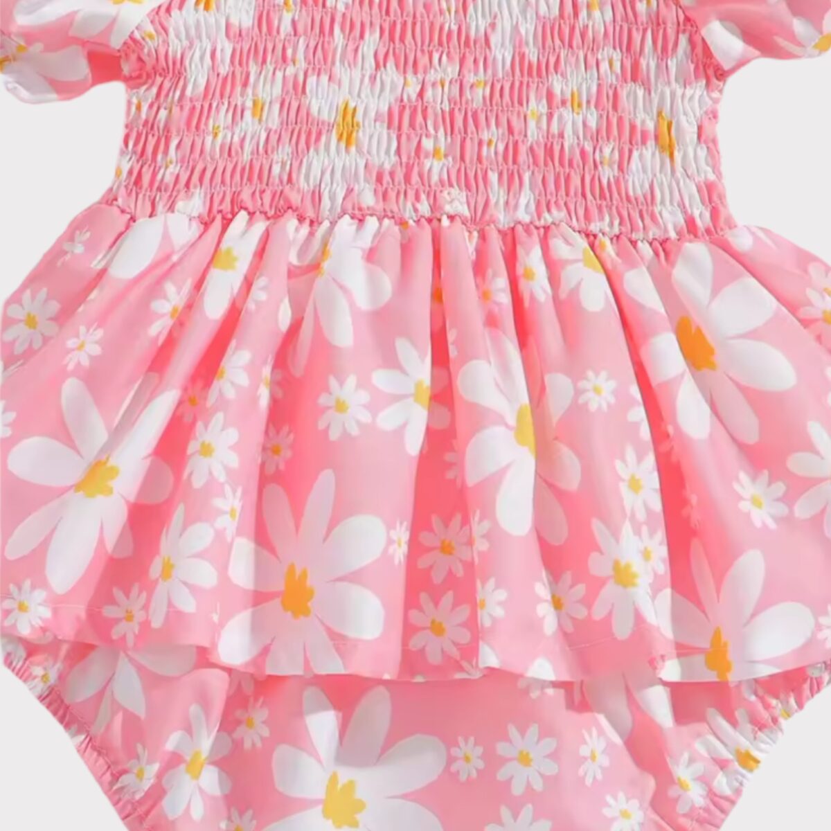 Girls daisy romper - Image 2