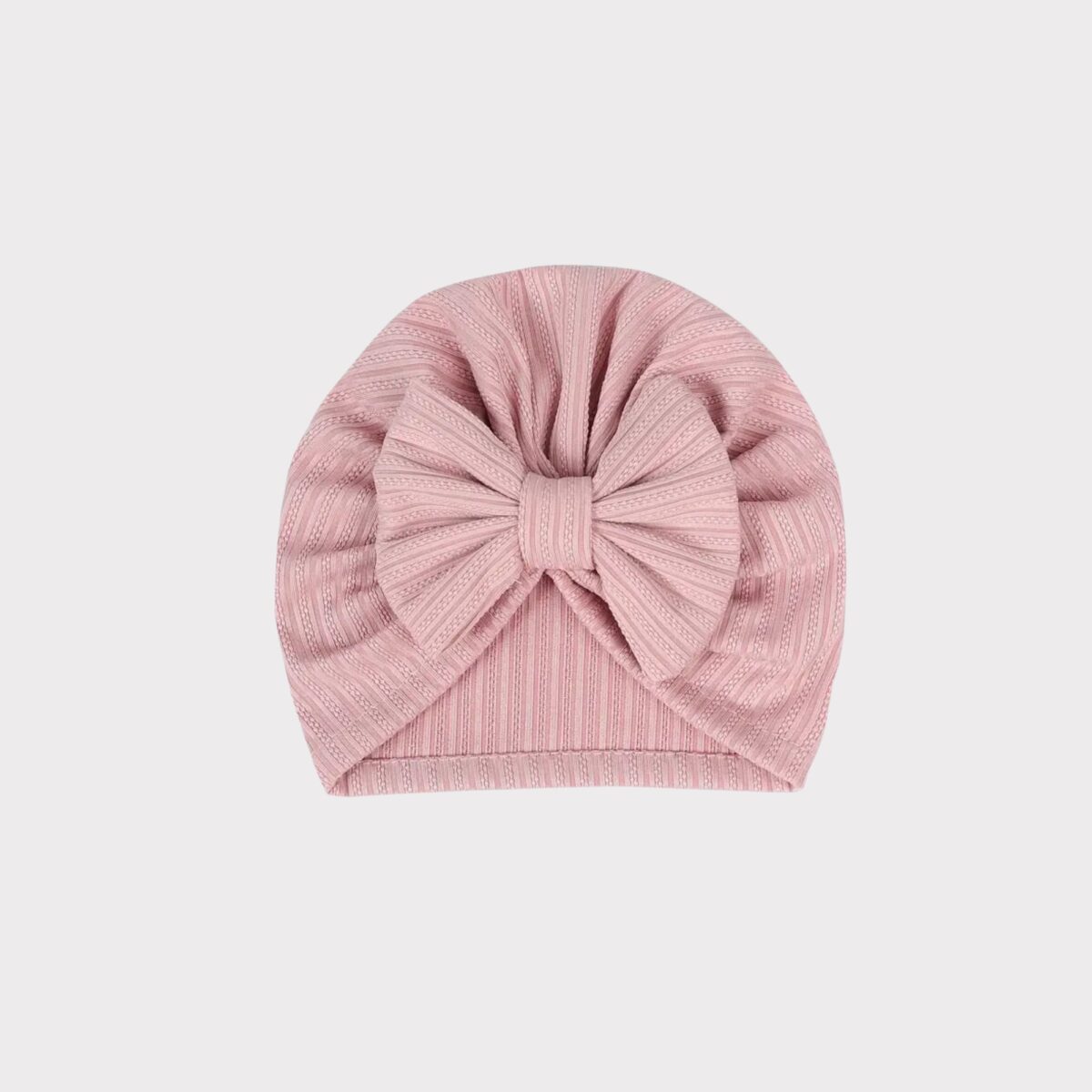 Girls muslin beanie (Pink)