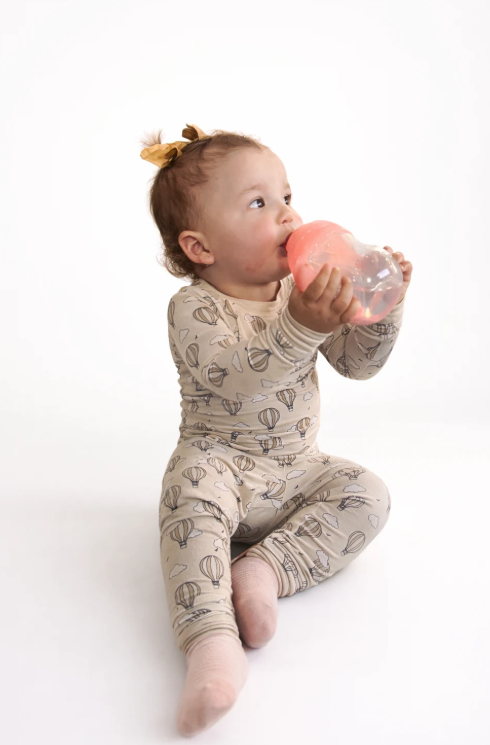 Dreamy Hot Air Balloon Pajama Set – Soft Bamboo Sleepwear for Babies