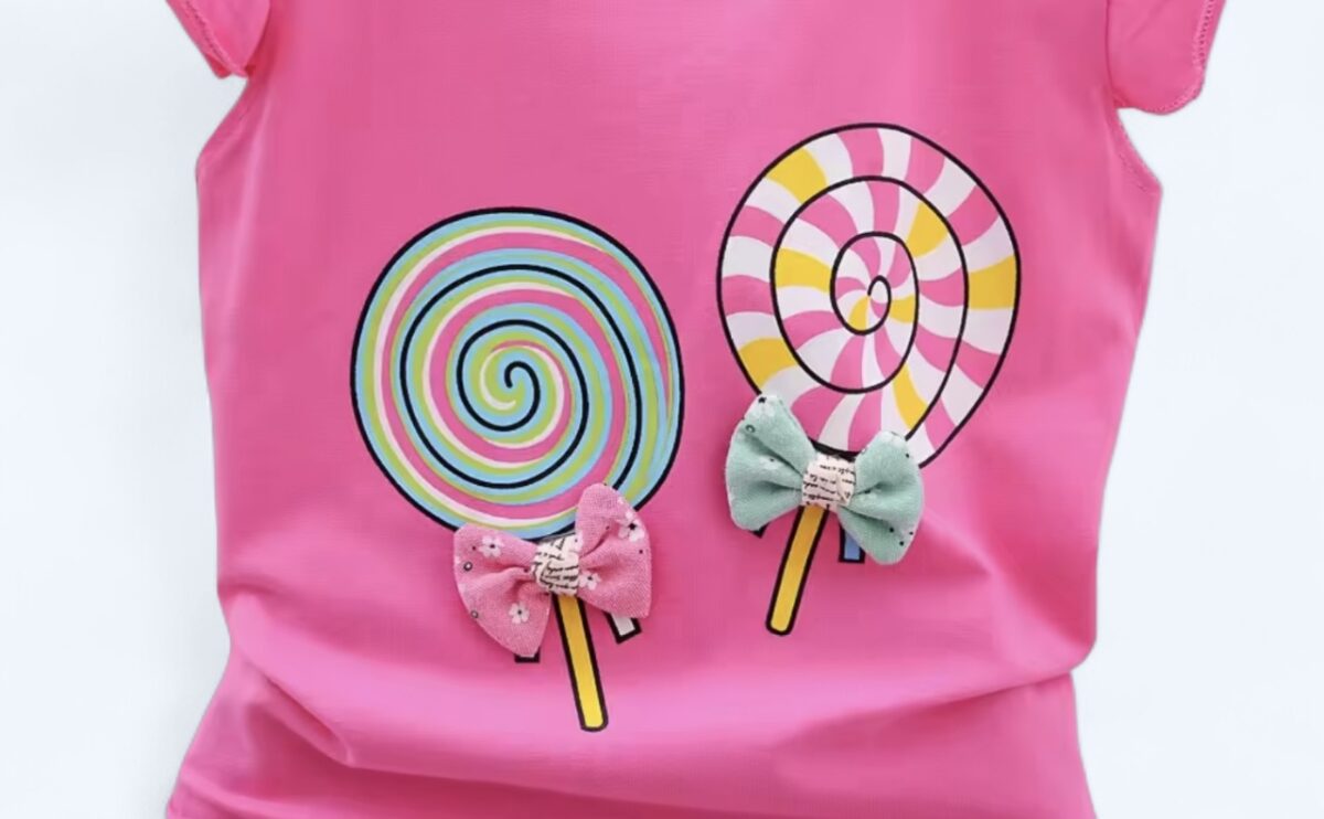 Toddler Girl Lollipop Print Set - Image 2