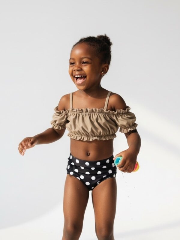Olive Breeze Two-Piece Swimsuit for Girls
