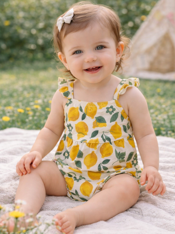 Lemons Printed Bodysuit for This Spring Season