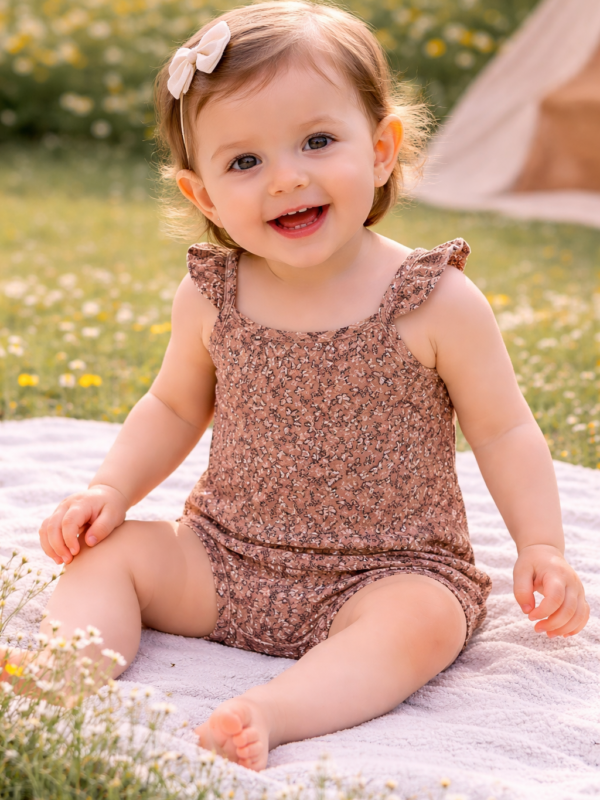 Cute Brown Bodysuit for This Spring Season