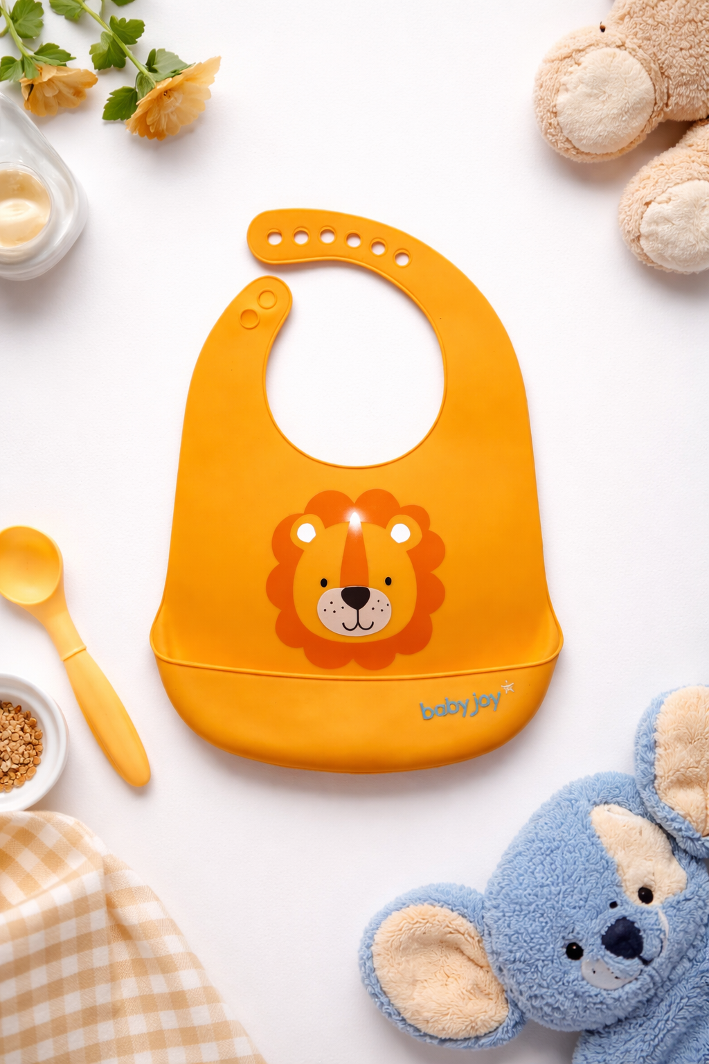 Cute Lion Bib – Baby Drew Berry