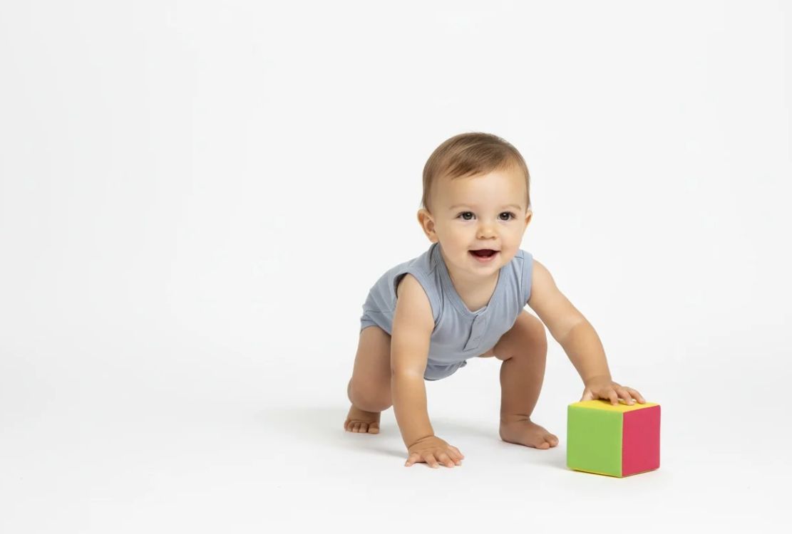 Short Sleeve Bamboo Bodysuit Blue - Image 2