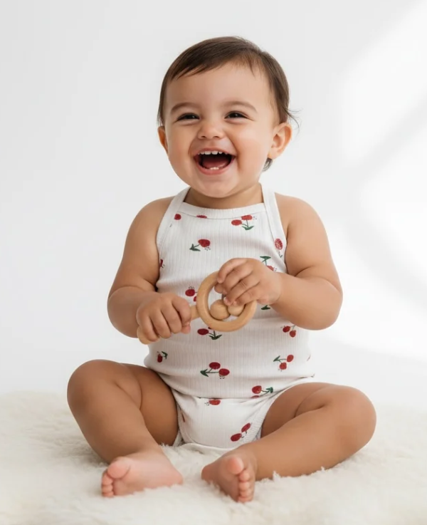 Very Cherry Criss Cross Bodysuits 3 Pack