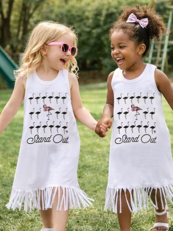 Stand Out White Sundress for Your Favourite Girl