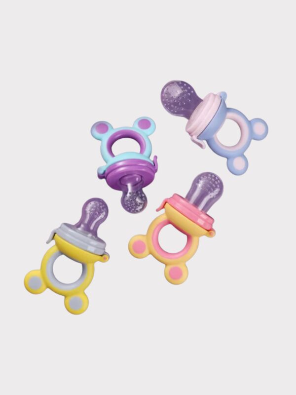 Baby's Fresh Food Nibbler Fruit Feeder Nipple Pacifiers (Multicolour)