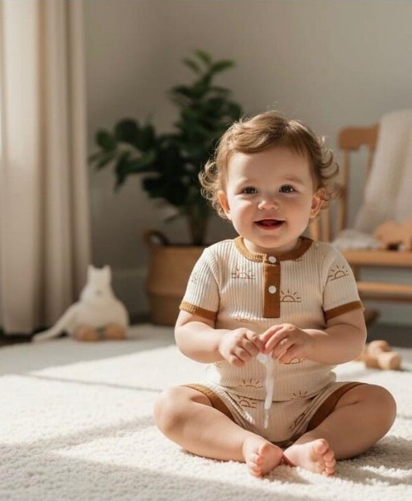 Apricot Sunset Two piece Set for this Spring