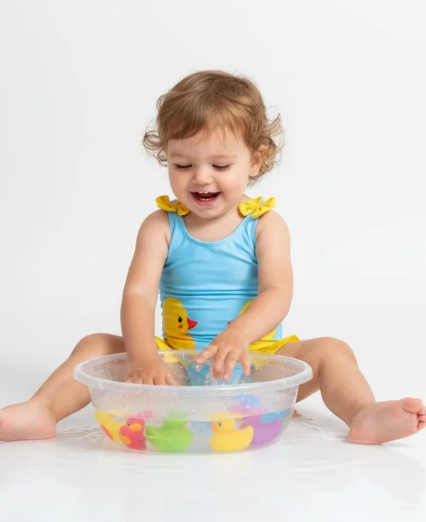 Blue Duck Swimsuit for Girls