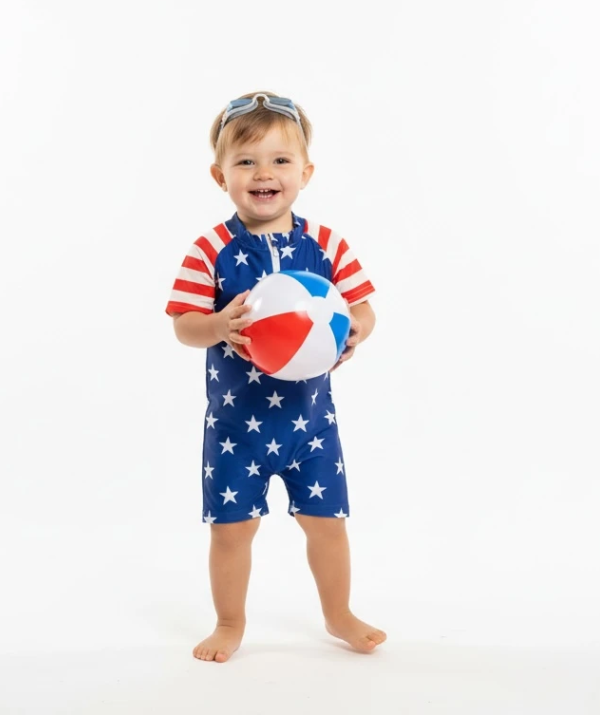 4th of July Swimsuit for Boys