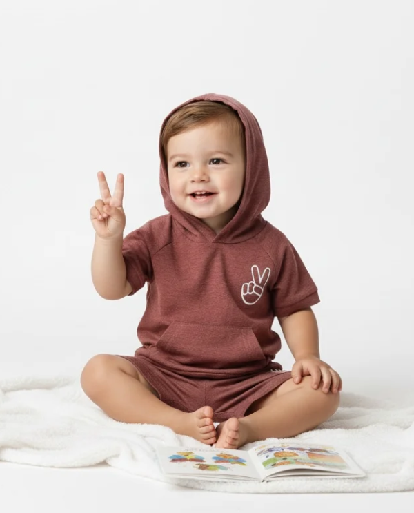 “ Peace Out” Two Piece Set for Boys