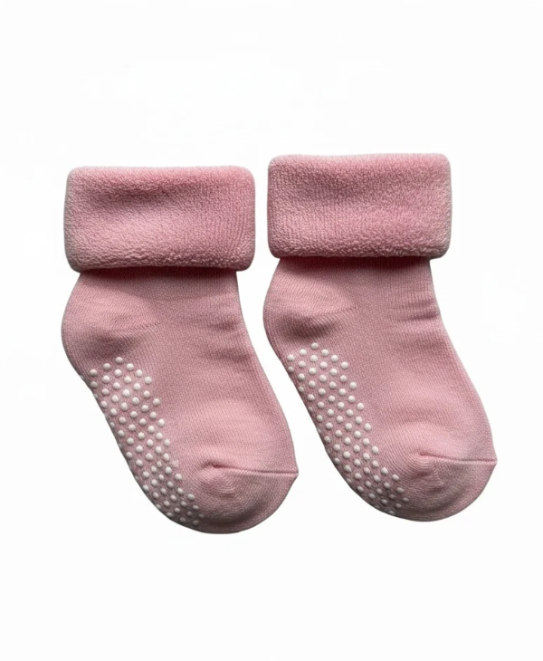 Non-Slip Pink Socks 2 Pack