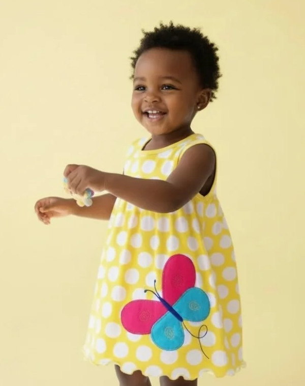 Yellow Polkadot Butterfly