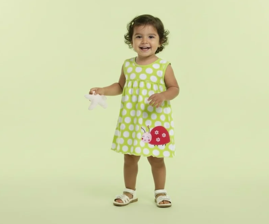 Green Polkadot Ladybug