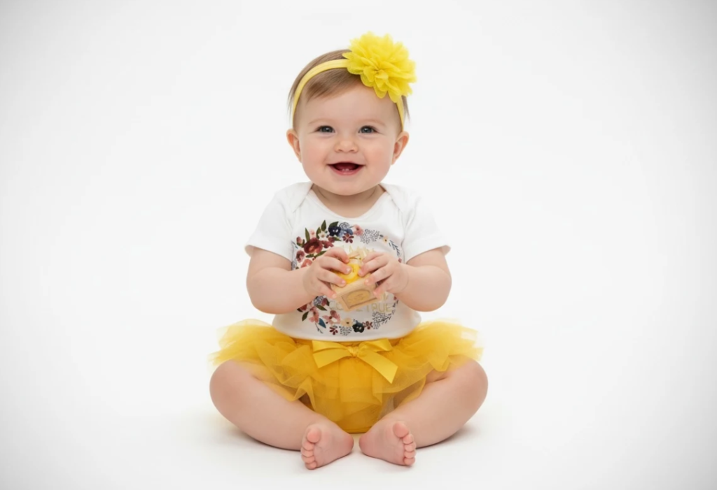 Big wish with Yellow Tutu for Girls