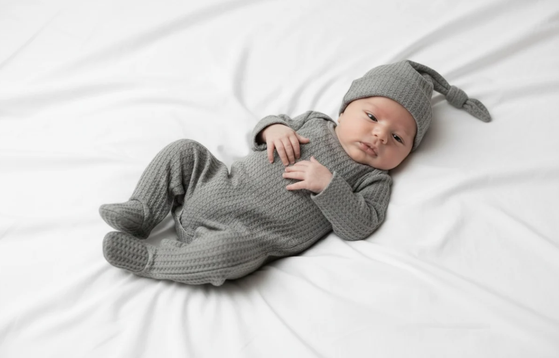 Newborn Waffle Jumpsuit for Boys