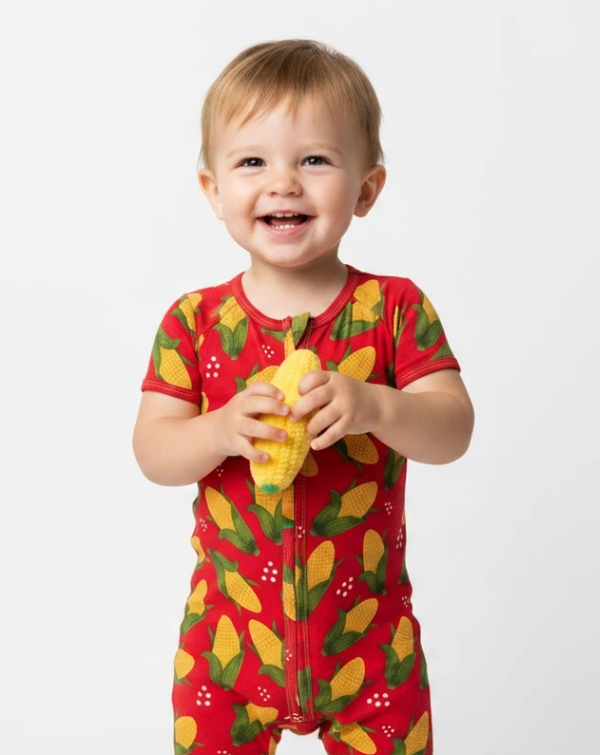 Red Corn Bamboo Viscose Bodysuit